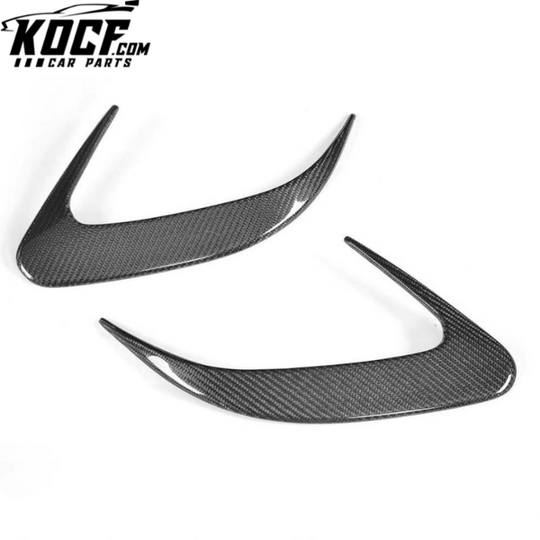 W218 Carbon fiber Rear Bumper Vents Trim for Mercedes Benz CLS400 CLS500 CLS550 CLS63 AMG 2015-2017