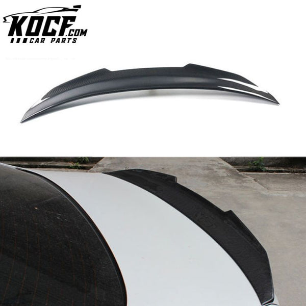 PSM Type Carbon Fiber Ducktail Car Rear Spoiler for BMW 4 Series F32 Trunk Lip Tail Wing