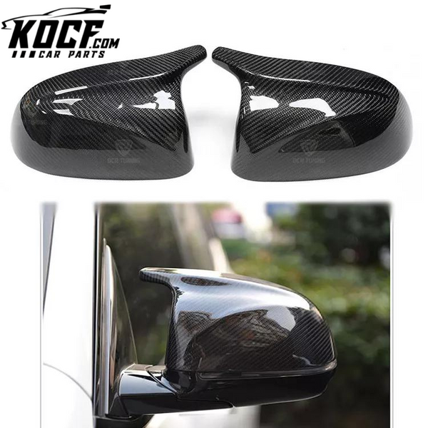 M Style Carbon Fiber Mirror Cover For BMW X3 G01 X4 G02 X5 G05 X6 G06 X7 G07 2018+ Sideview Mirror Casing Replace