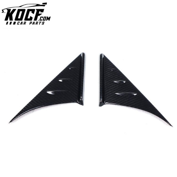 Dry Carbon Side Mirror Triangle Trims For Toyota Supra A90 2019+