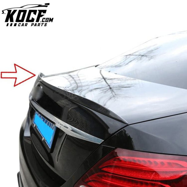 E63 Type Rear Carbon Trunk Spoiler Wing For Mercedes Benz W213 2016+