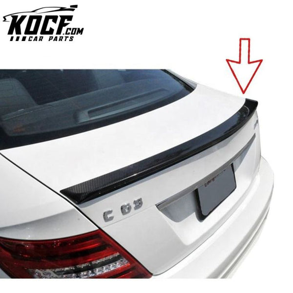 AMG Rear Carbon Fiber Spoiler For Mercedes Benz W204 2 Doors 2008-2013