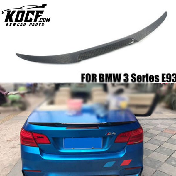 V Type For BMW E93 2007-2013 Car Accessories Carbon Fiber Rear Spoiler