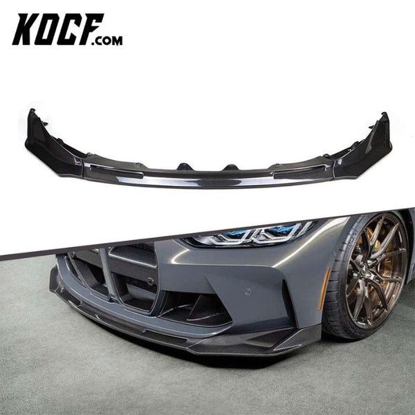 New Arrival Dry Carbon Fiber Front Bumper Lip MP Style Front Splitter Spoiler For BMW G80 G82 M3 M4 2021+