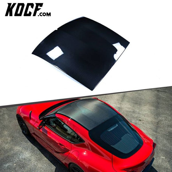 Car Roof For Toyota Supra A90 Dry Carbon Stick On Style Roof 2019+