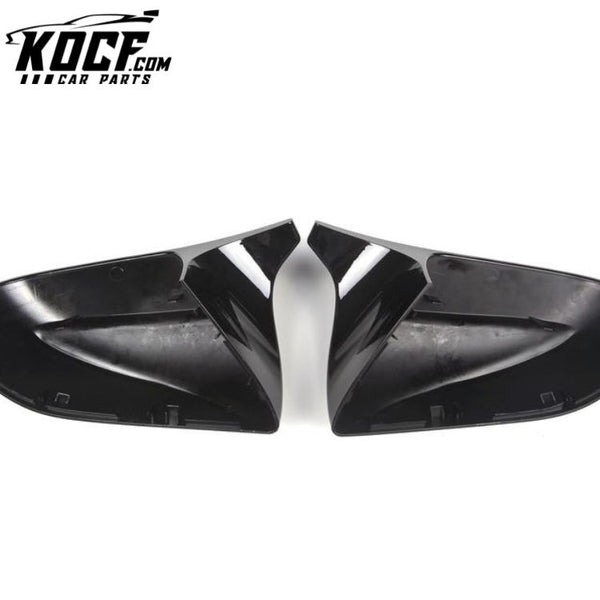 Auto ABS Gloss Black M Type Rearview Stick On Side Mirror Housing For Tesla Model 3