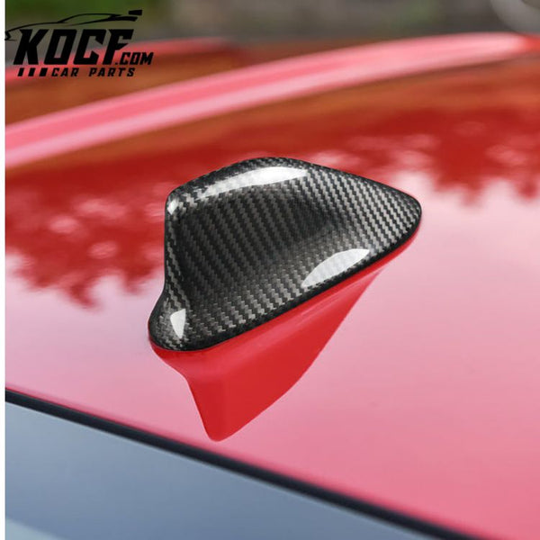 E84 E91 Carbon Fiber Car Antenna Shark Fin For BMW 3 Series X1