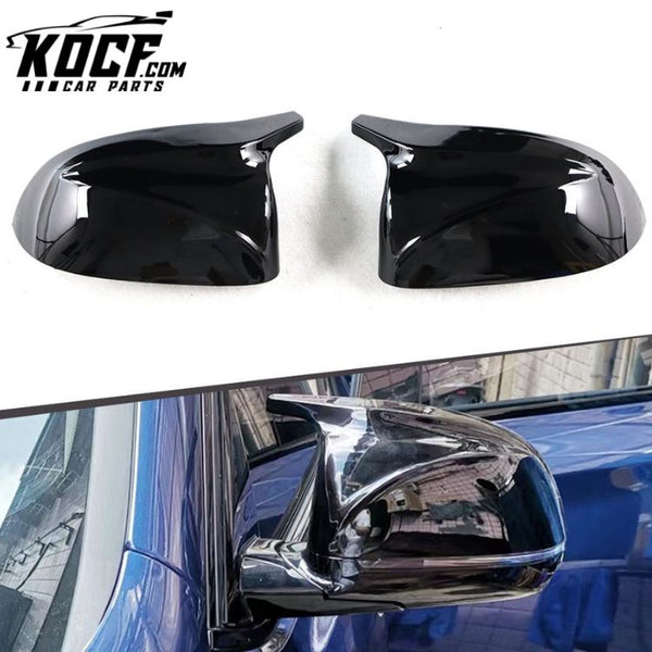 X3 G01 G08 X4 G02 X5 G05 X6 G06 Gloss Black Mirrors Cover For BMW Replacement ABS Plastic Rearview Mirror Cover 2019+