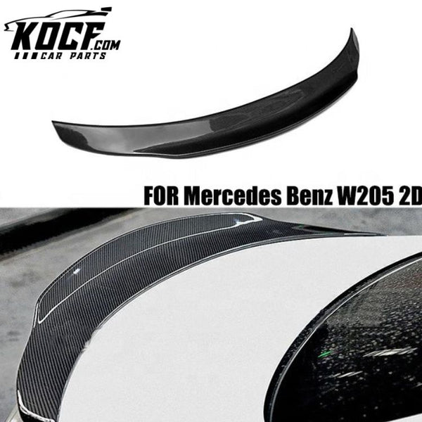 Rear Carbon Trunk Spoiler For Mercedes Benz W205 2 Doors PSM Type 2014+