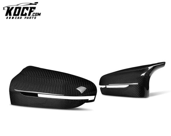 For BMW M5 F90 2018+ Dry Real Carbon Fiber Side Mirror Cover Replace LHD ONLY