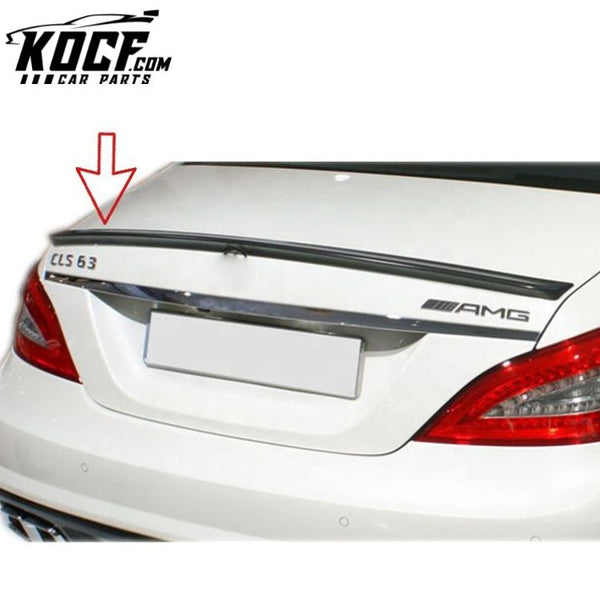 AMG Type Carbon Fiber Rear Spoiler For Mercedes Benz W218 C218 2010+