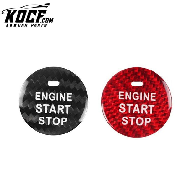 ES auto Car Accessories Auto Carbon Fiber G20 G14 G15 G07 G29 Car Start Button Cover