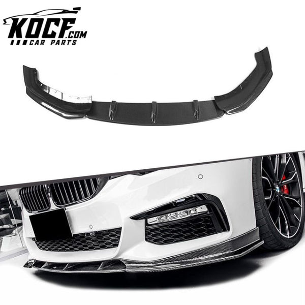 G30 FD style front bumper spoiler lip body kits for BMW 5 series G30 G38 LCI 2017-2020