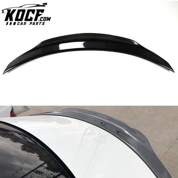 Auto Wing Spoiler PSM Type W205 Carbon Fiber Rear Trunk Spoiler For Mercedes Benz 4 Doors 2014+