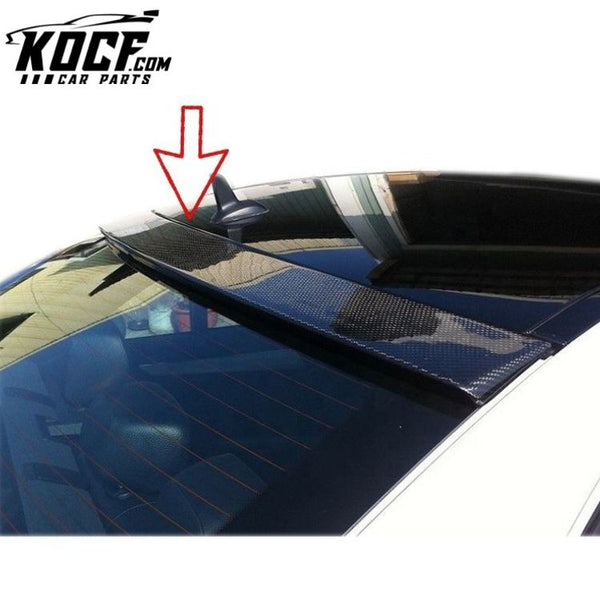 Carbon Fiber Auto Rear Roof Spoiler For Mercedes Benz C Class W204 4 Doors 2008-2013