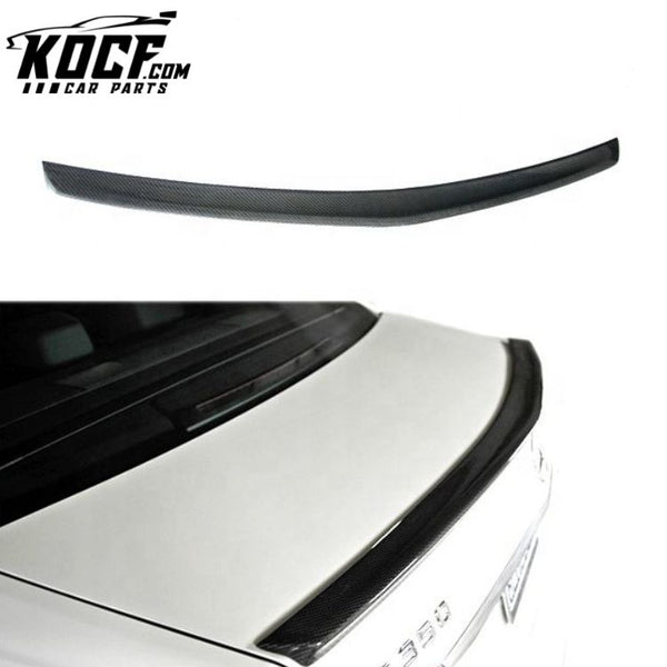 Auto rear wing spoiler fiber car carbon rear trunk spoiler for Mercedes Benz W212 2010-2016