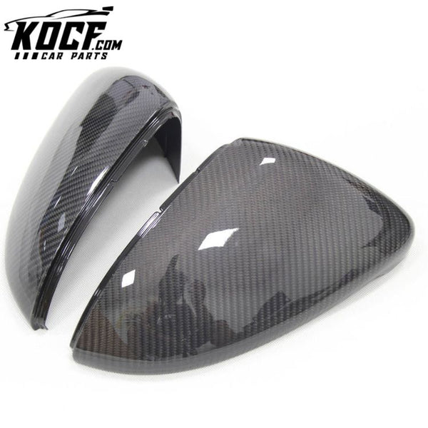 Golf 7 replacement type door mirror caps for VW carbon fiber mirrors 2012-2017