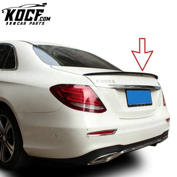 AMG Type Rear Carbon Trunk Boot Lip Spoiler For Mercedes Benz W213 2016+