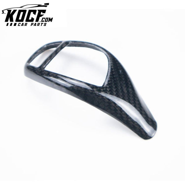 LHD Only Carbon Shift Knob Cover Overlay For BMW F30 2011-2019