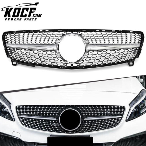 Diamond starry sky style front car grille grill for Mercedes Benz A CLASS W176 2016-2018