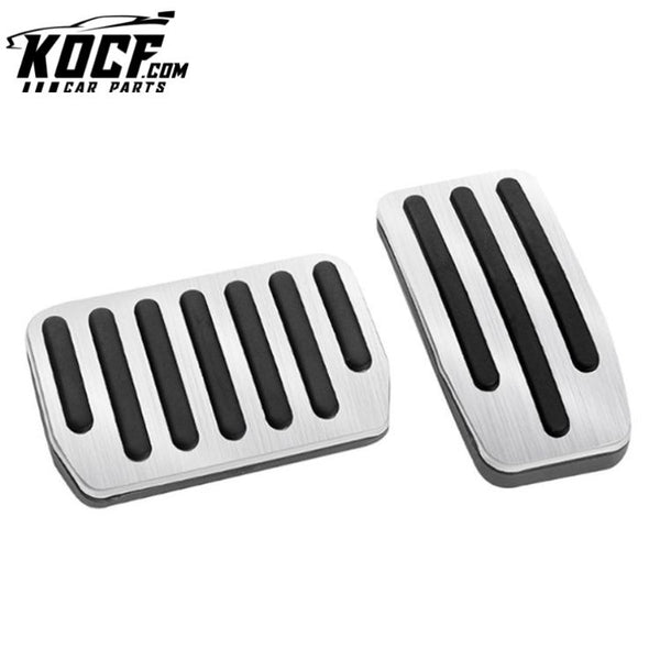 Car Styling Aluminum Alloy Foot Accelerator Gas Fuel Brake Pedal Rest Pedal Pads Mats Cover Accessories