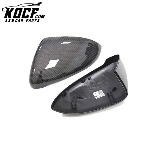 For Volkswagen VW Golf 7 Carbon Fiber Door Side Mirror Cover Replacement