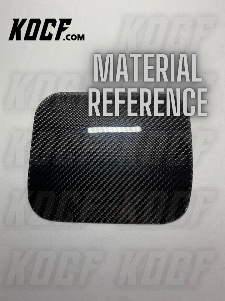 Gas Door Carbon Fiber Replacement 2018-2023 Toyota Camry Compatible - Customizable - KOCF.com - Car Parts