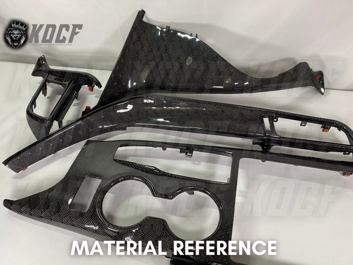 Carbon Fiber Center Console 2018-2023 Toyota Camry Compatible - KOCF.com - Car Parts