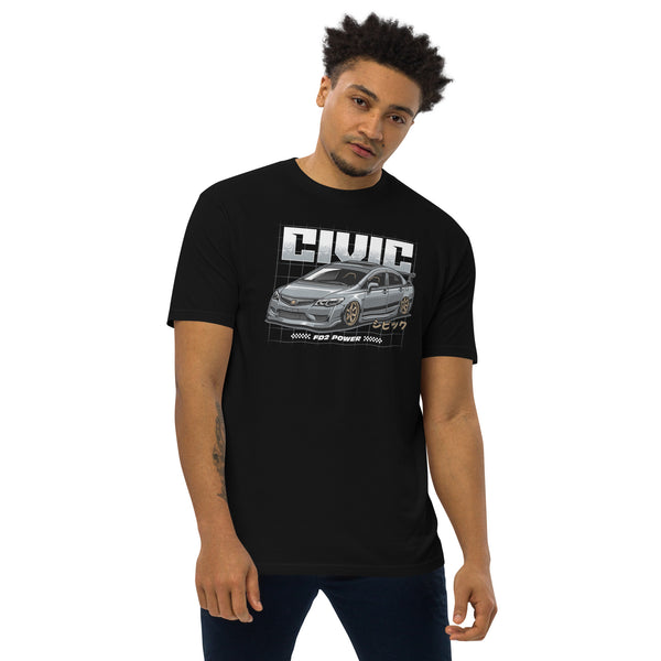 CIVIC Premium Heavyweight Car Culture T-Shirt