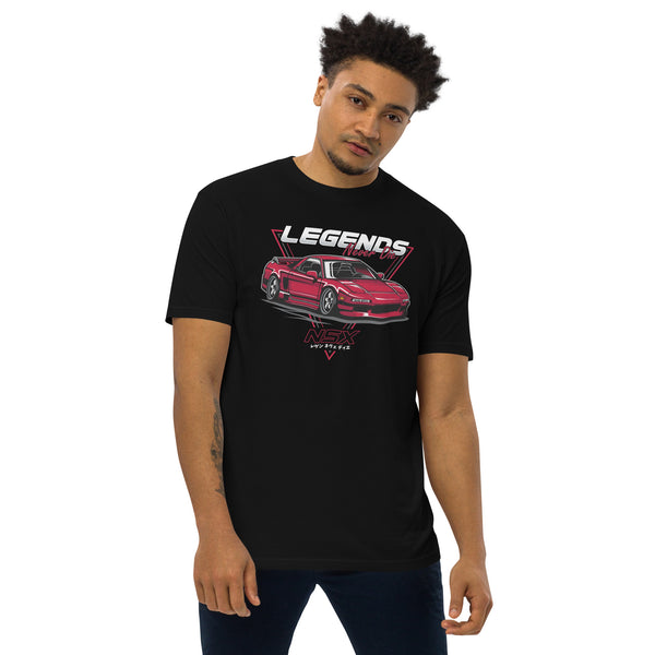 Legends Never Die Premium Heavyweight Car Culture T-Shirt