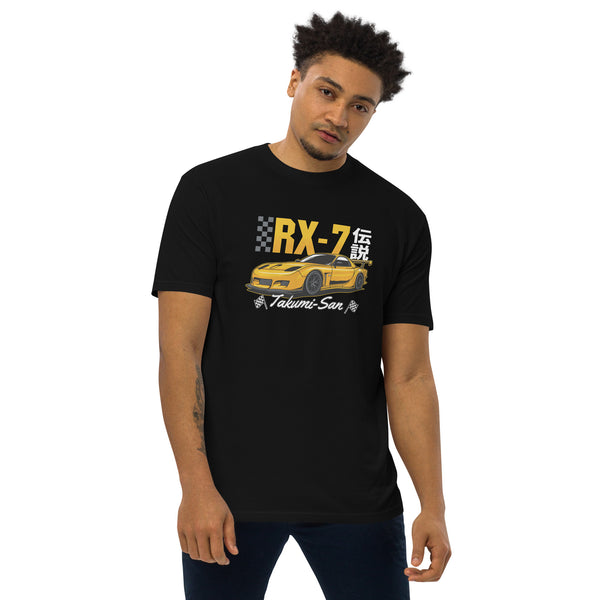 RX-7 Premium Heavyweight Car Culture T-Shirt