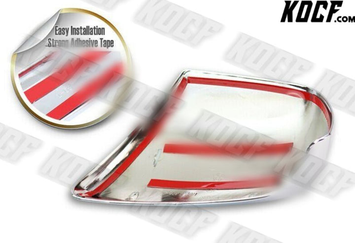 For 2008-2013 Toyota Highlander Chrome ABS Plastic Side Mirror Covers LH+RH 2Pcs - KOCF.com - Car Parts