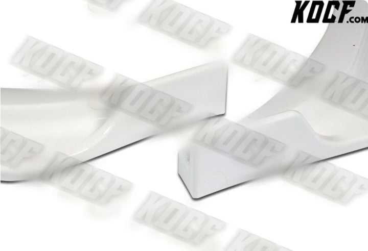 For 19-21 Chevrolet Malibu Painted White Front Bumper Body Kit Spoiler Lip 3pcs - KOCF.com - Car Parts