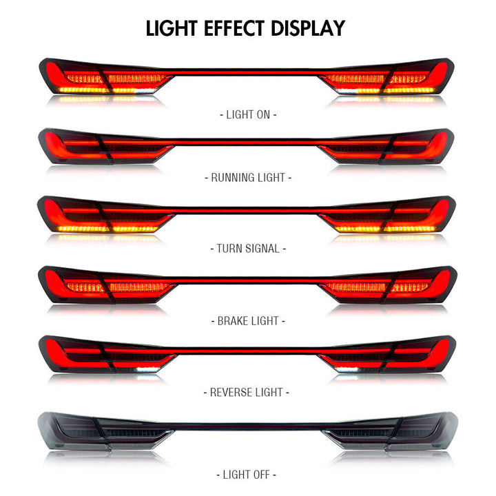 BMW Style Tail Light & Trunk Bar Kit LED Sequential Compatible for 2018-2024 Toyota Camry - VIP Price