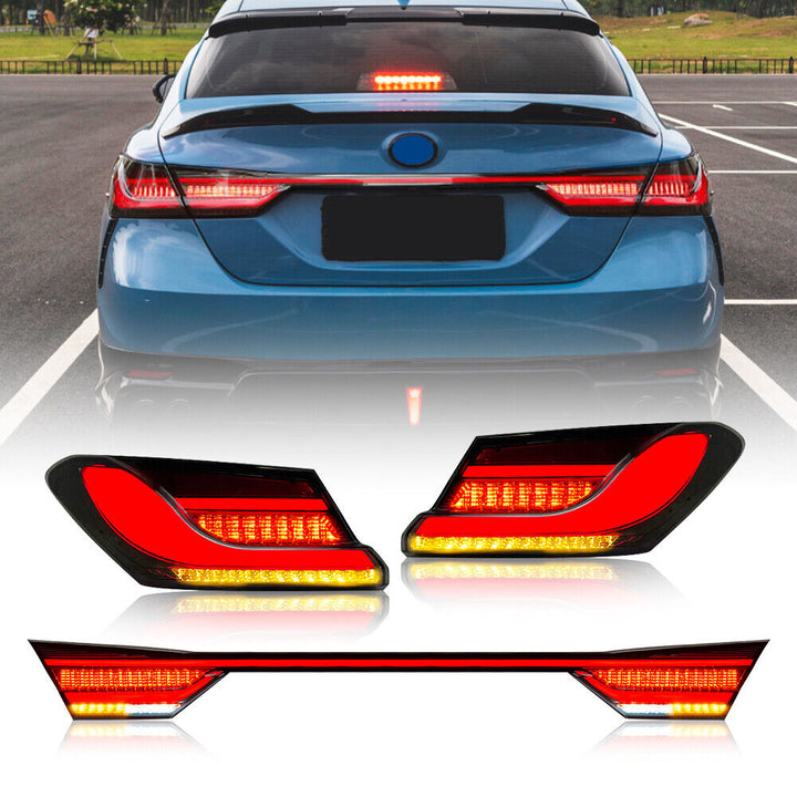 BMW Style Tail Light & Trunk Bar Kit LED Sequential Compatible for 2018-2024 Toyota Camry - VIP Price