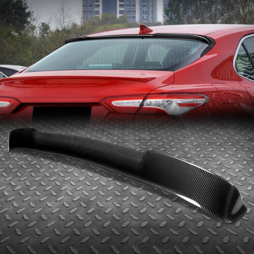 CF Roof Spoiler for 2018-2024 Toyota Camry Compatible Real Carbon Fiber Roof Spoiler - VIP Price